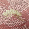 付け下げ 正絹 木の葉・植物柄 袷仕立て 身丈154.5cm 裄丈64cm リサイクル着物 着物 刺繍 金糸 入学式 七五三 お宮参り フォーマル くすみピンク ピンク_画像11