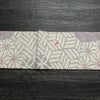 名古屋帯 六通柄 正絹 古典柄 名古屋仕立て なごや帯 リサイクル帯 麻の葉 七宝 帯 紬地 紫・藤色_画像18
