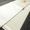 名古屋帯 太鼓柄 正絹 花柄 通し仕立て なごや帯 リサイクル帯 帯 刺繍 金・銀_画像10