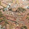 名古屋帯 全通柄 良品 正絹 風景柄 通し仕立て なごや帯 リサイクル帯 帯 ピンク_画像3