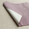 名古屋帯 全通柄 良品 縮緬 正絹 木の葉・植物柄 名古屋仕立て なごや帯 リサイクル帯 帯 紫・藤色_画像10