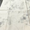 紬 バチ衿仕立て 正絹 花柄 袷仕立て 身丈162cm 裄丈64.5cm リサイクル着物 着物 クリーム_画像5