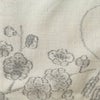 紬 バチ衿仕立て 正絹 花柄 袷仕立て 身丈162cm 裄丈64.5cm リサイクル着物 着物 クリーム_画像10
