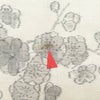 紬 バチ衿仕立て 正絹 花柄 袷仕立て 身丈162cm 裄丈64.5cm リサイクル着物 着物 クリーム_画像17