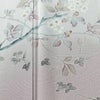 付け下げ 正絹 花柄 袷仕立て 身丈160.5cm 裄丈64cm リサイクル着物 一部しつけ糸付き 着物 入学式 七五三 お宮参り フォーマル グレー_画像6