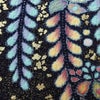 付け下げ　辻が花 翠山工房 落款入り 正絹 花柄 袷仕立て 身丈160.5cm 裄丈69cm リサイクル着物 着物 金彩 入学式 七五三 お宮参り フォーマル 紫・藤色_画像10