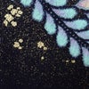 付け下げ　辻が花 翠山工房 落款入り 正絹 花柄 袷仕立て 身丈160.5cm 裄丈69cm リサイクル着物 着物 金彩 入学式 七五三 お宮参り フォーマル 紫・藤色_画像17