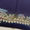 付け下げ　辻が花 翠山工房 落款入り 正絹 花柄 袷仕立て 身丈160.5cm 裄丈69cm リサイクル着物 着物 金彩 入学式 七五三 お宮参り フォーマル 紫・藤色_画像21