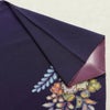 付け下げ　辻が花 翠山工房 落款入り 正絹 花柄 袷仕立て 身丈160.5cm 裄丈69cm リサイクル着物 着物 金彩 入学式 七五三 お宮参り フォーマル 紫・藤色_画像24