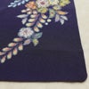 付け下げ　辻が花 翠山工房 落款入り 正絹 花柄 袷仕立て 身丈160.5cm 裄丈69cm リサイクル着物 着物 金彩 入学式 七五三 お宮参り フォーマル 紫・藤色_画像25