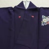 付け下げ　辻が花 翠山工房 落款入り 正絹 花柄 袷仕立て 身丈160.5cm 裄丈69cm リサイクル着物 着物 金彩 入学式 七五三 お宮参り フォーマル 紫・藤色_画像26