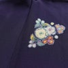 付け下げ　辻が花 翠山工房 落款入り 正絹 花柄 袷仕立て 身丈160.5cm 裄丈69cm リサイクル着物 着物 金彩 入学式 七五三 お宮参り フォーマル 紫・藤色_画像28