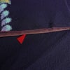 付け下げ　辻が花 翠山工房 落款入り 正絹 花柄 袷仕立て 身丈160.5cm 裄丈69cm リサイクル着物 着物 金彩 入学式 七五三 お宮参り フォーマル 紫・藤色_画像32
