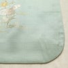 付け下げ 正絹 花柄 袷仕立て 身丈156.5cm 裄丈62.5cm リサイクル着物 着物 箔 金彩 入学式 卒業式 七五三 お宮参り フォーマル 桜 緑・うぐいす色_画像20