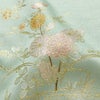 付け下げ 正絹 花柄 袷仕立て 身丈156.5cm 裄丈62.5cm リサイクル着物 着物 箔 金彩 入学式 卒業式 七五三 お宮参り フォーマル 桜 緑・うぐいす色_画像26