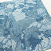 単衣 紬 正絹 花柄 単衣仕立て 身丈153cm 裄丈62.5cm リサイクル着物 着物 青・紺_画像17