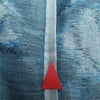 単衣 紬 正絹 花柄 単衣仕立て 身丈153cm 裄丈62.5cm リサイクル着物 着物 青・紺_画像27