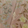 単衣 小紋 良品 ポリエステル 木の葉・植物柄 単衣仕立て 身丈168.5cm 裄丈67cm リサイクル着物 着物 ベージュ_画像7