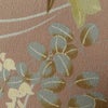 単衣 小紋 良品 ポリエステル 木の葉・植物柄 単衣仕立て 身丈168.5cm 裄丈67cm リサイクル着物 着物 ベージュ_画像11