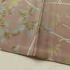 単衣 小紋 良品 ポリエステル 木の葉・植物柄 単衣仕立て 身丈168.5cm 裄丈67cm リサイクル着物 着物 ベージュ_画像13