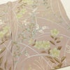単衣 小紋 良品 ポリエステル 木の葉・植物柄 単衣仕立て 身丈168.5cm 裄丈67cm リサイクル着物 着物 ベージュ_画像14