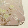 単衣 小紋 良品 ポリエステル 木の葉・植物柄 単衣仕立て 身丈168.5cm 裄丈67cm リサイクル着物 着物 ベージュ_画像16