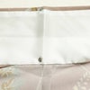単衣 小紋 良品 ポリエステル 木の葉・植物柄 単衣仕立て 身丈168.5cm 裄丈67cm リサイクル着物 着物 ベージュ_画像20