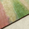 名古屋帯 全通柄 良品 正絹 縞柄・線柄 名古屋仕立て なごや帯 リサイクル帯 帯 多色使い_画像14