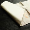名古屋帯 六通柄 良品 正絹 花柄 名古屋仕立て なごや帯 リサイクル帯 帯 箔 菊 ベージュ_画像12