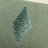 名古屋帯 太鼓柄 良品 正絹 幾何学柄・抽象柄 名古屋仕立て なごや帯 リサイクル帯 帯 シンプル おしゃれ 緑・うぐいす色_画像17