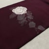 名古屋帯 太鼓柄 落款入り 正絹 花柄 名古屋仕立て なごや帯 リサイクル帯 帯 シンプル 紫・藤色_画像16