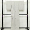 単衣 紬 しつけ糸付き 正絹 古典柄 単衣仕立て 身丈163.5cm 裄丈65cm 絞り リサイクル着物 着物 グレー_画像2