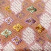 色留袖 良品 綸子 しつけ糸付き 一つ紋付き 伊達衿付き 正絹 流水・波柄 袷仕立て 身丈156.5cm 裄丈65.5cm リサイクル着物 着物 刺繍 絞り 共八掛 結婚式 フォーマル ライトグレー グレー_画像7