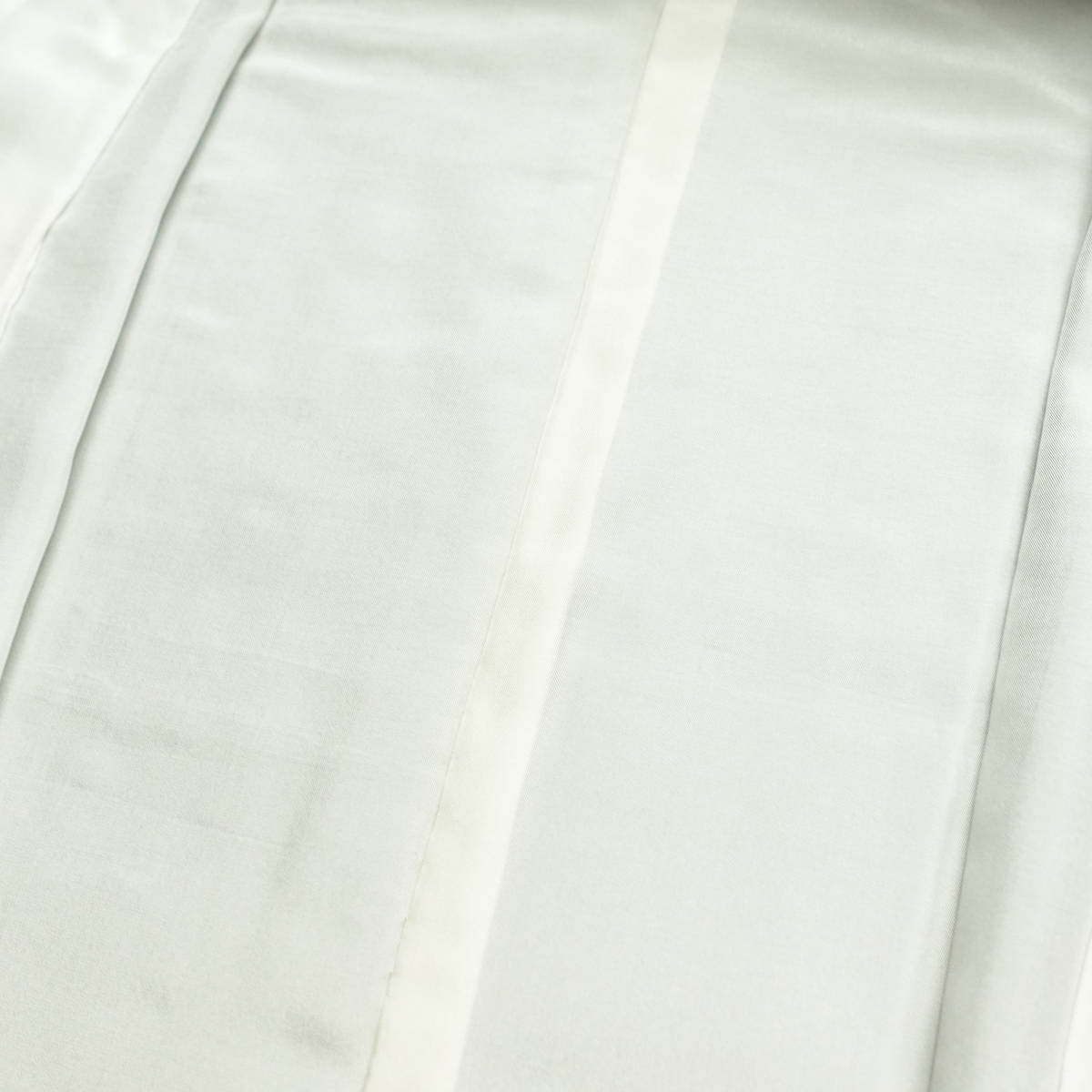 紬 美品 しつけ糸付き 正絹 花柄 袷仕立て 身丈163cm 裄丈65.5cm リサイクル着物 着物 青・紺_画像19