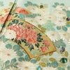 訪問着 良品 金駒刺繍 綸子 正絹 木の葉・植物柄 袷仕立て 身丈149.5cm 裄丈61.5cm リサイクル着物 着物 刺繍 箔 共八掛 金彩 入学式 卒業式 結婚式 七五三 お宮参り フォーマル 四季花 緑・うぐいす色_画像7