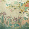 訪問着 良品 金駒刺繍 綸子 正絹 木の葉・植物柄 袷仕立て 身丈149.5cm 裄丈61.5cm リサイクル着物 着物 刺繍 箔 共八掛 金彩 入学式 卒業式 結婚式 七五三 お宮参り フォーマル 四季花 緑・うぐいす色_画像13